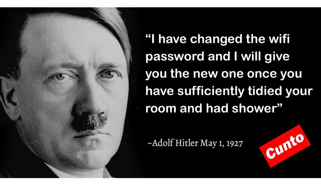 Hitler being a cunt about the wifi
