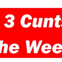 Top 3 cunts of The Week Banner