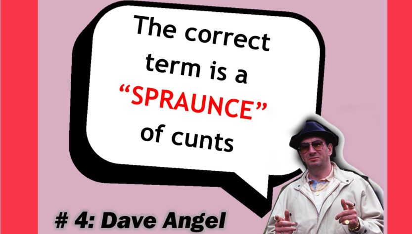 Dave Angel taking no shit on the collective noun question