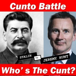 Joe Stalin vs Jez Hunt, both are wankers, but who is the cunt?