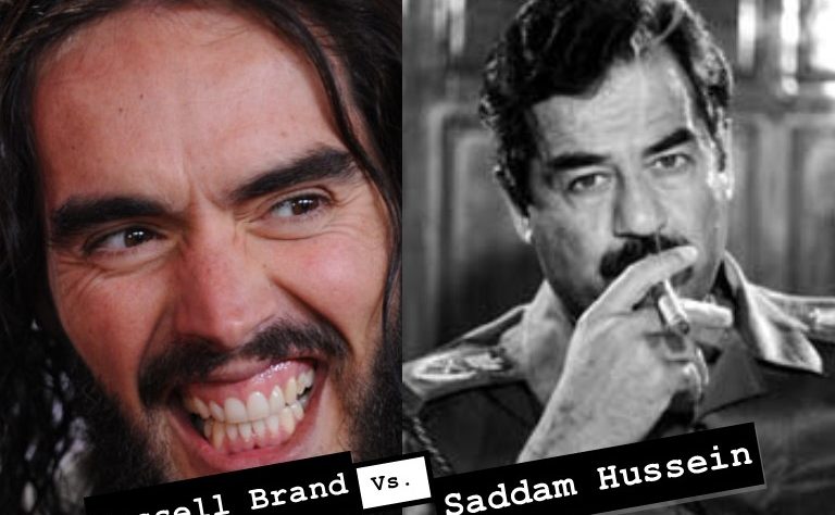Russell Brand v Saddam Hussein Cunto