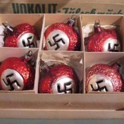 Nazi christmas baubles